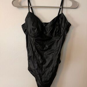 Black Bodysuit for Women